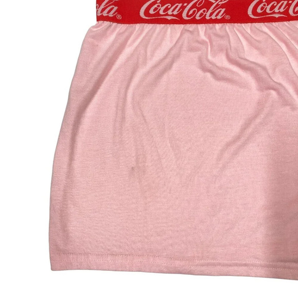 Coca-Cola 3 Piece Pajama Set, Size 3X, Pink Tank Top Shorts Socks, New w Defects - Picture 15 of 16